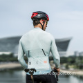 Protection solaire en maillot de vélo à manches longues pour les hommes